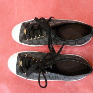 Gray Coach Athletic Shoes